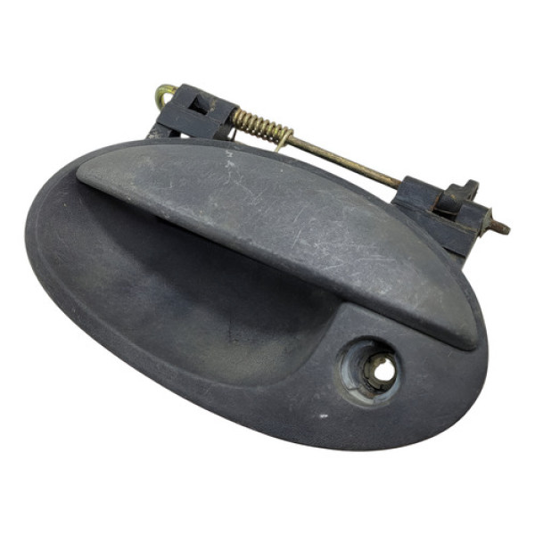 Macaneta Externa Porta Esquerda Chevrolet Celta 2003 2005 Preto Dianteira/traseira