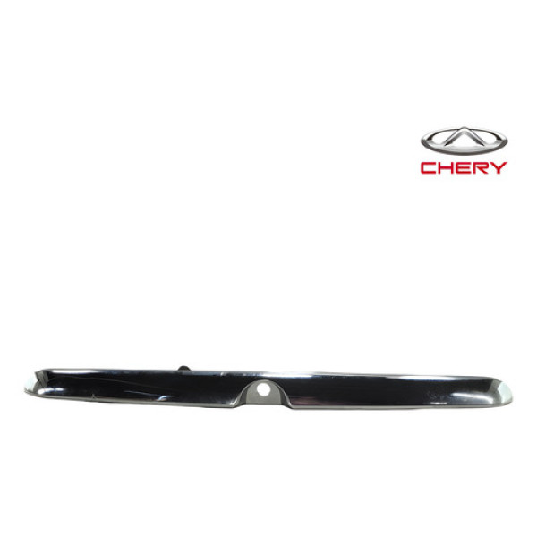 Moldura Aplique Tampa Traseira Porta Malas Chery Qq 2011 Cromado