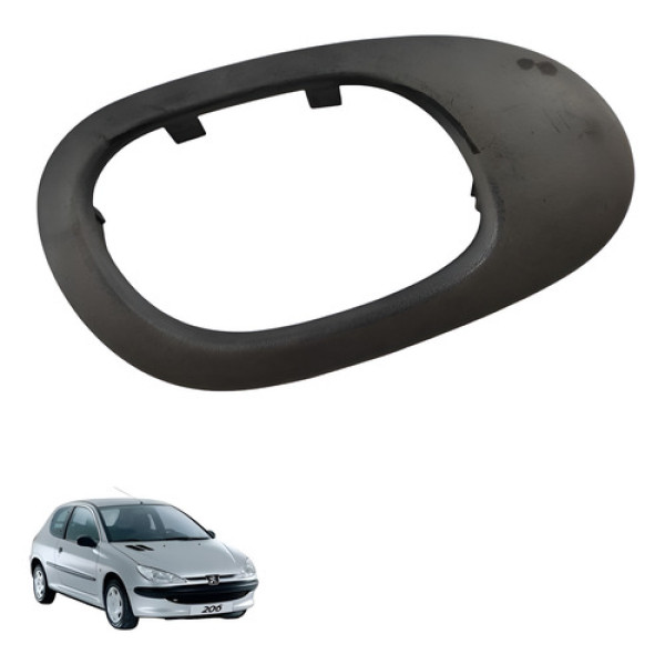 Moldura Macaneta Interna Dianteira Esquerda Peugeot 206 2006 Preto Dianteira/traseira