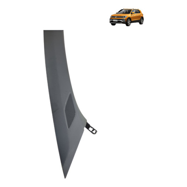 Moldura Twitter Coluna Parabrisa  Tcross 2021 2022 Preto