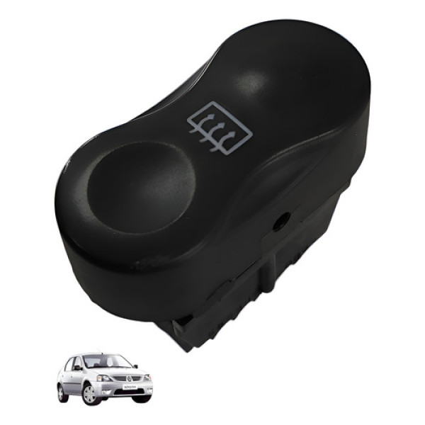 Botao Comando Desembacador Renault Logan 2010 2011