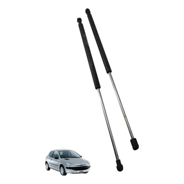 Par Amortecedor Porta Mala Tampa Traseira Peugeot 206 2006