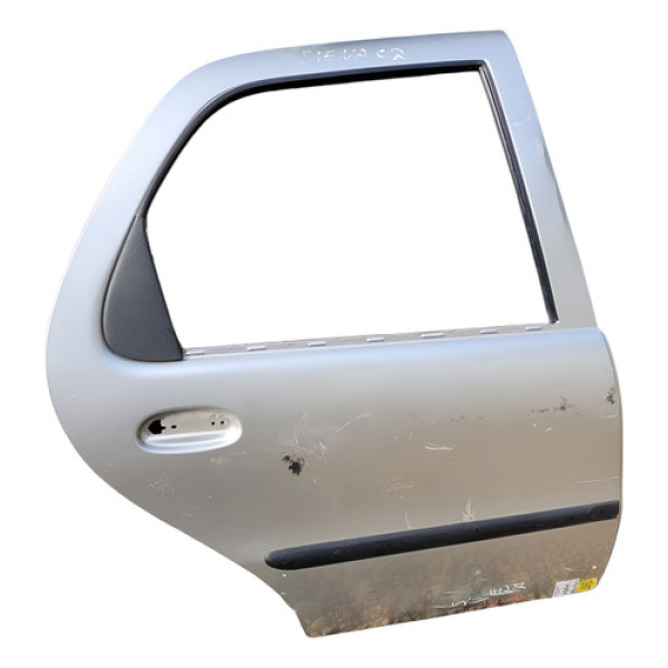 Porta Lateral Traseira Direita Fiat Siena 2002 Traseira Direita Cinza