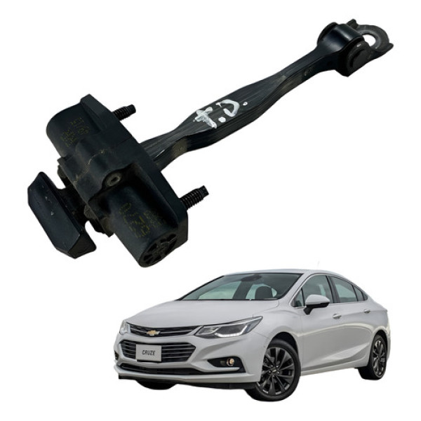 Limitador Porta Traseira Direita Chevrolet Cruze 2017 Traseira Direito Preto