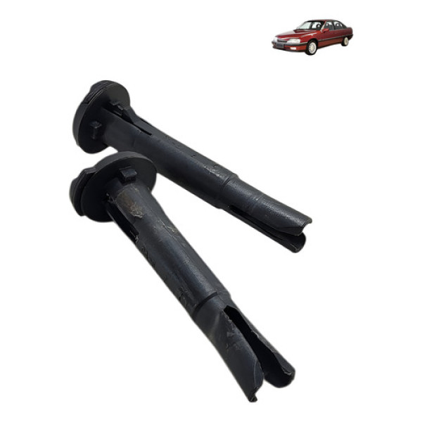 Par Pino Cabeca Apoio Banco Traseiro Omega 1992 1993 Preto