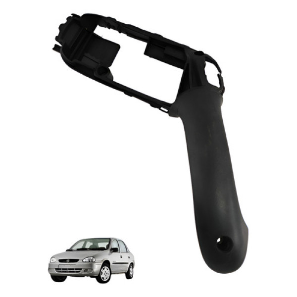 Puxador Interno Porta Direita Chevrolet Corsa 1998 2006 Preto Dianteira/traseira