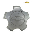Calota Miolo Central Roda Chevrolet Blazer 1997 2003 Prateado
