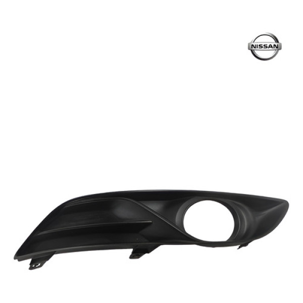 Moldura Farol Milha Direita Nissan Sentra 2014 2020 Preto Direito
