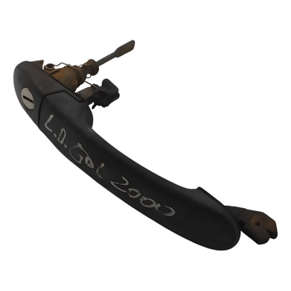 Macaneta Externa Direita Vokswagen Gol 1995 2000 Preto