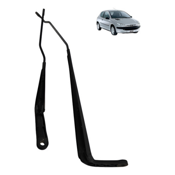 Par Braco Haste Palheta Limpador Dianteiro Peugeot 206 2006