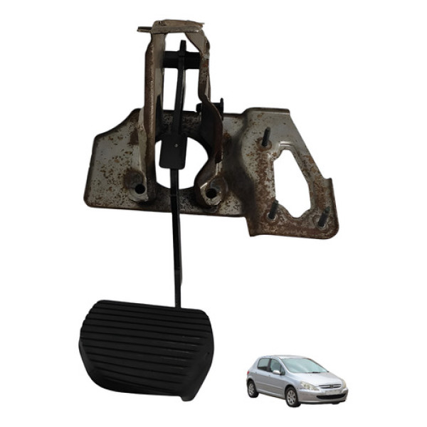 Pedal Pedaleira Freio Peugeot 307 2.0 16v 2005 2006 Preto