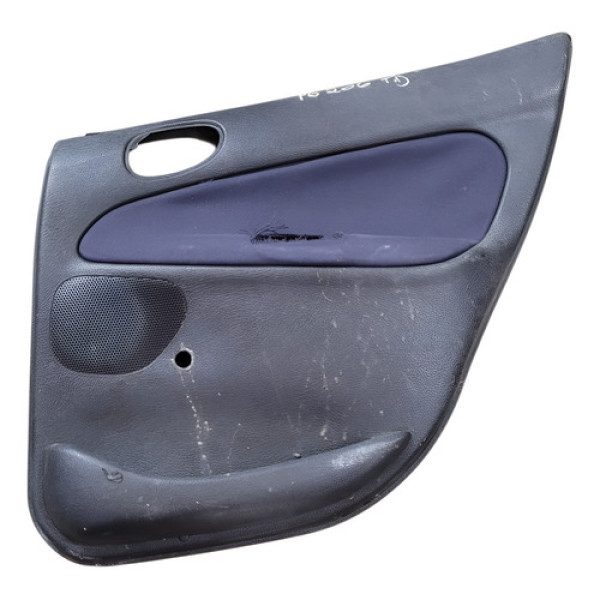 Forro Porta Traseiro Direito Peugeot 206 2002 2008 Preto