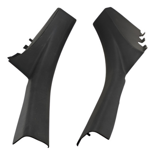 Par Acabamento Soleira Porta Traseira Ford Fusion 2007 2009 Preto