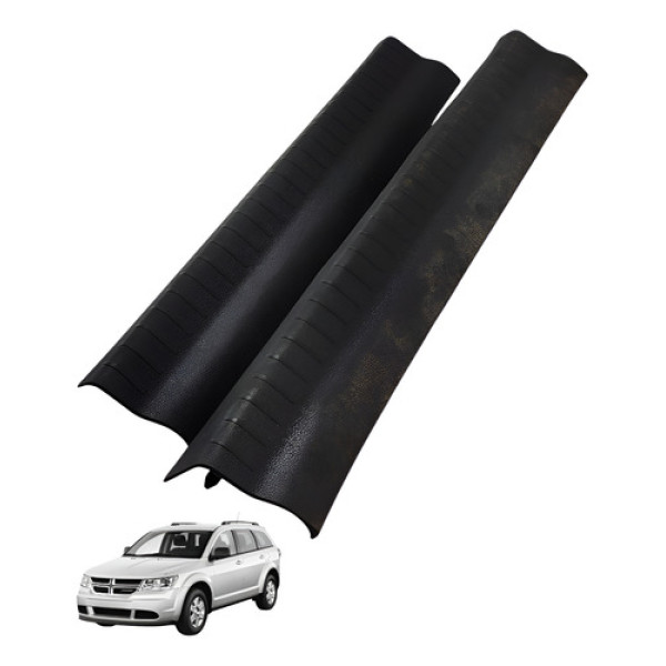 Par Acabamento Soleira Direita Journey 2010 2011 Usado Preto