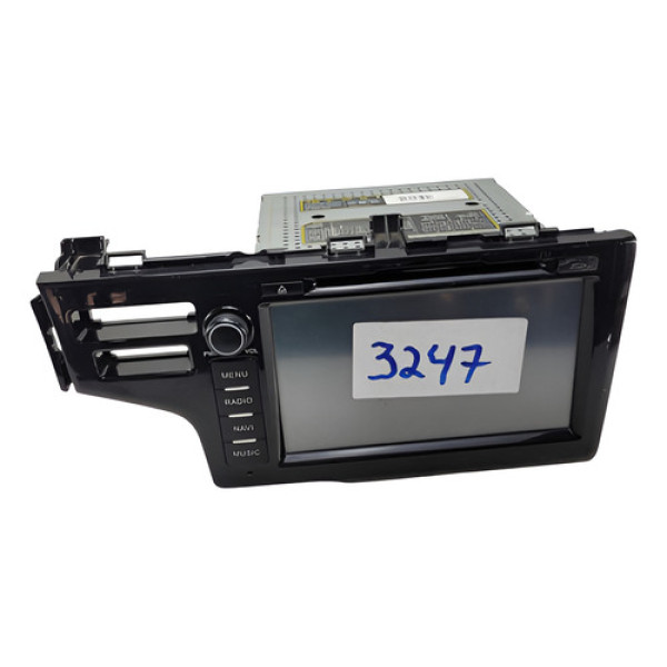 Multimidia Tela Radio Som Honda Fit 2015 2017 Preto
