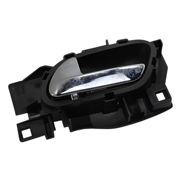 Macaneta Interna Traseira Esquerda C4 Picaso 2011 2012 Preto Dianteira