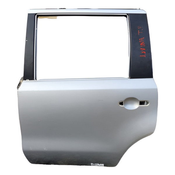 Porta Dobradica Traseira Esquerdo  Nissan Livina 2010 2011 Traseira Esquerda Prateado
