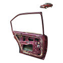 Porta Traseira Esquerda Chevrolet Omega Suprema 1992 1993 Traseira Esquerda Vermelho