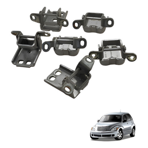 Kit Completo Dobradica Porta Pt Cruiser 2008 2009