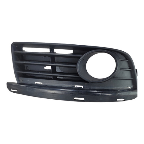 Grade Farol Milha Lado Direito Vw Jetta 2006 2010 C Detalhe - Preto - Direito