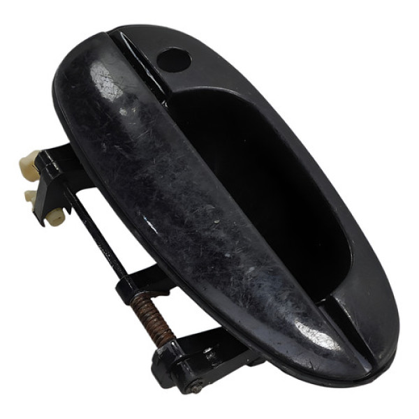 Puxador Macaneta Externa Dianteiro Esquerda Honda Civic 2001 Prateado Dianteira