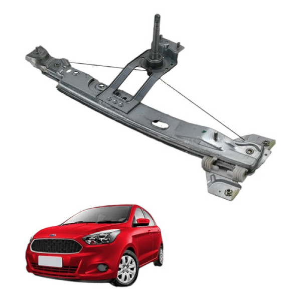 Maquina Vidro Porta Traseira Ford Ka 2016 2021 Usado