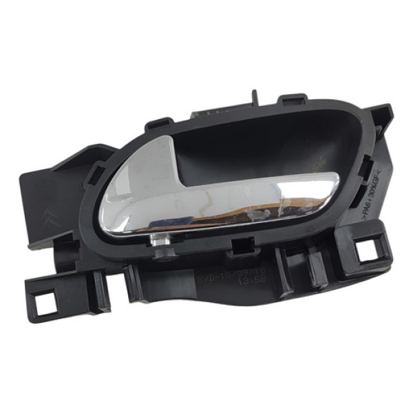 Macaneta Interna Dianteira Esquerd Citroen C4 Lounge 2016 Preto Traseira