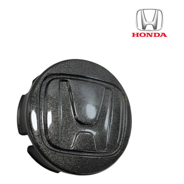Calota Miolo Central Roda Honda Fit 2015 2017  Cinza-escuro