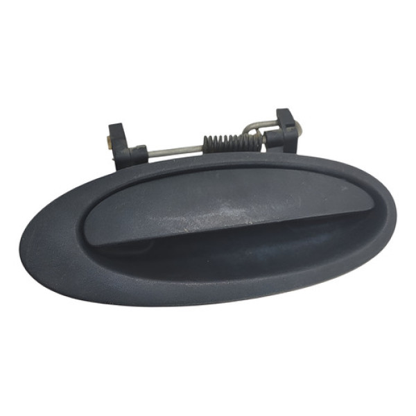 Macaneta Externa Dianteira Direita Laguna 1997 2001 Preto Dianteira/traseira