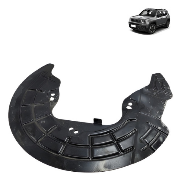Espelho Disco Freio Direito Jeep Renegade 2015 2020 Preto