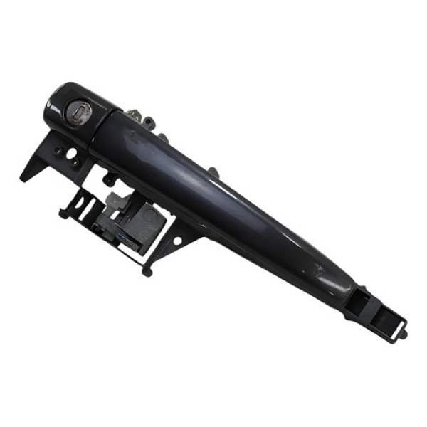 Macaneta Porta Dianteira Esquerda Peugeot 208 2013 Preto Dianteira