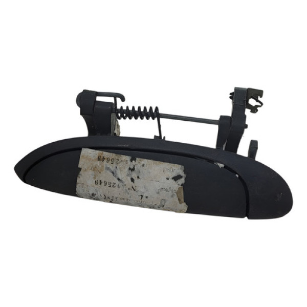 Macaneta Porta Dianteira Esquerda Renault Clio 1999 2014 Preto Dianteira
