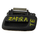 Macaneta Externa Porta Traseira Esquerda Zafira 2007 Preto Traseira