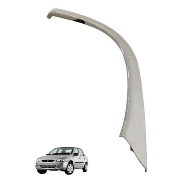 Moldura Aplique Traseira Esquerdo Corsa Classic 1998 2006 Branco