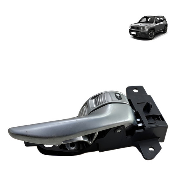 Macaneta  Porta Traseira Direita Jeep Renegade 2015  2016 Preto Dianteira/traseira