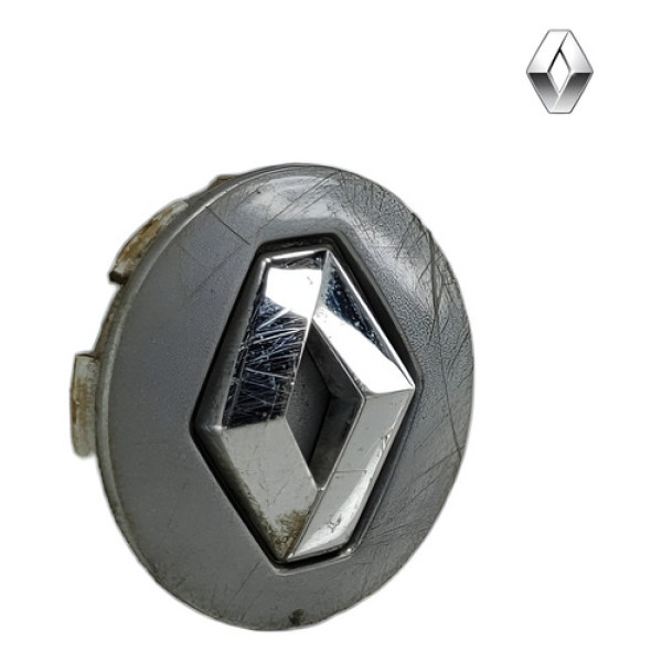 Calota Miolo Roda Renault Duster 2015 2019  Prateado