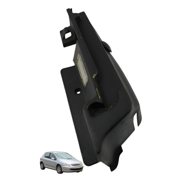 Moldura Suporte Direito Tampao Bagagito Peugeot 307 2005 Preto
