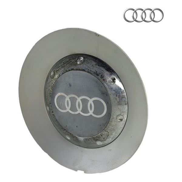 Calota Miolo Roda Audi S182 Prateado