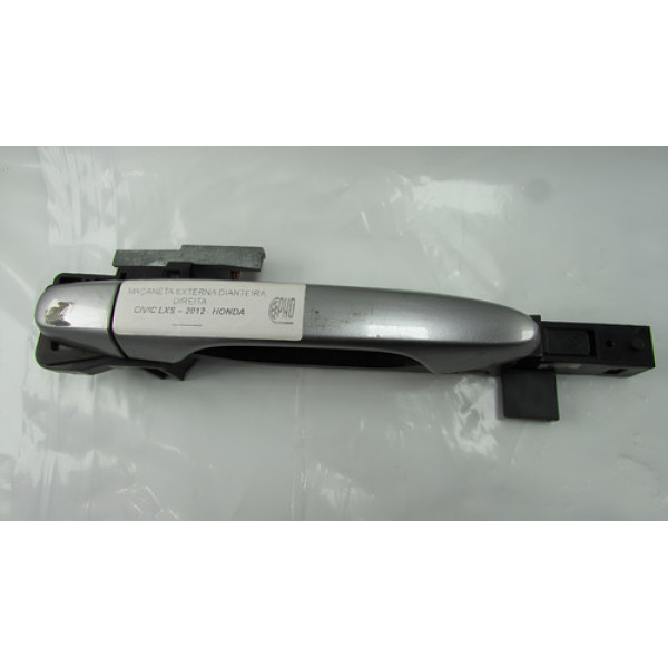 Maçaneta Externa Honda Civic 2012 Original Dianteira Direita Prateado