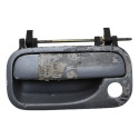 Macaneta Externa Porta Dianteita Direita Vectra 1997 2005 Preto Dianteira
