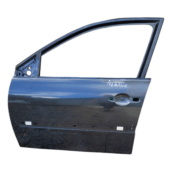 Porta Dinteira Esquerda Renault Megane 2008 2009 Dianteira Esquerda Preto