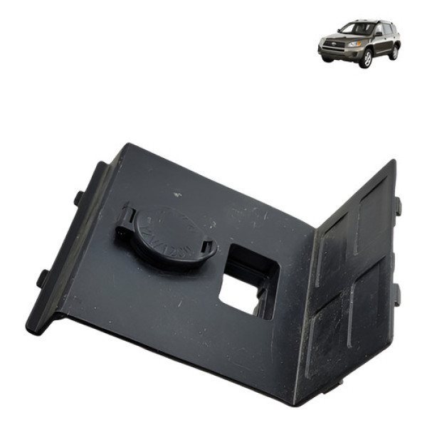 Moldura Console Central Tomada 12v Rav4 2008 2012 Original