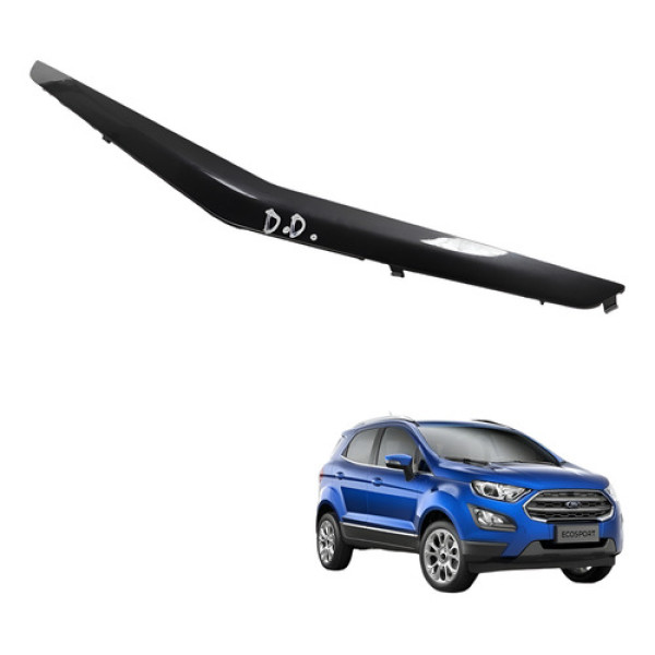 Friso Porta Dianteira Direita Ford Ecosport 2016 2021 Usado Preto