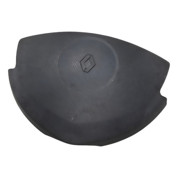 Tampa Capa Volante Renault Sandero Logan  2008 2011 Preto