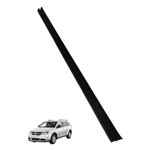 Guia Vidro Porta Traseira Esquerda Dodge Journey 2010 Usado Preto