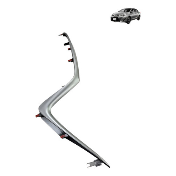 Moldura Friso Esquerdo Console Toyota Yaris 2019 2020