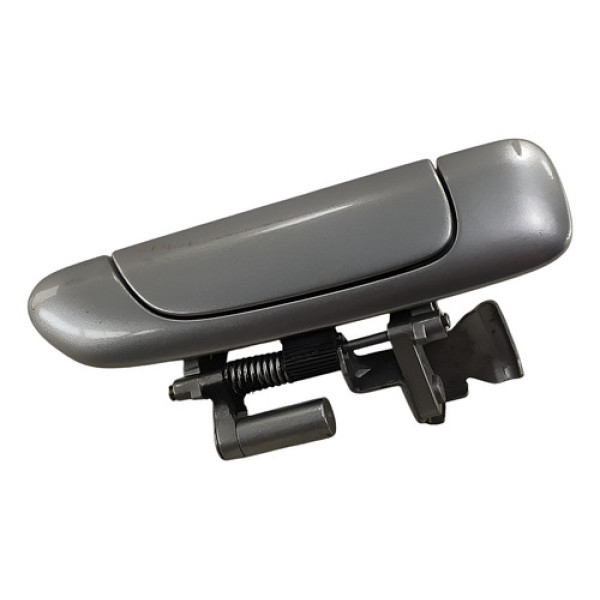 Puxador Macaneta Externa Traseira Direita Honda Fit 2004 Prateado Traseira