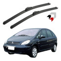 Jogo Palheta Limpador Parabrisa Citroen Xsara Picasso  Preto