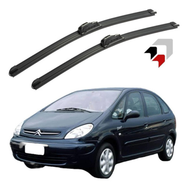 Jogo Palheta Limpador Parabrisa Citroen Xsara Picasso  Preto