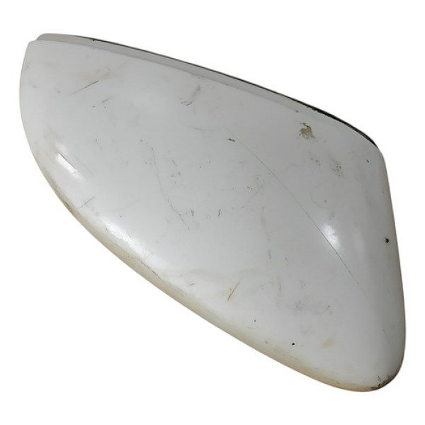 Capa Retrovisor Esquerdo Volkswagen Polo 2012 2015 Branco